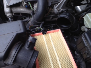 Mass Airflow Sensor replacement step 9