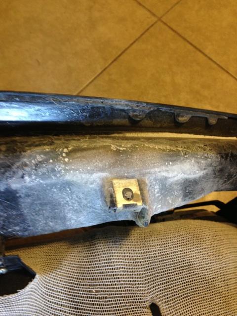 850 Dash mount point repair