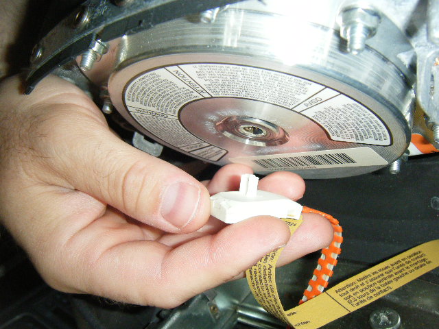 Actual disconnection of the airbag