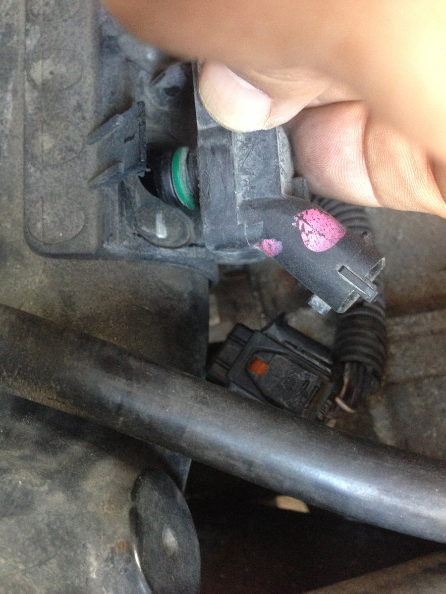 You have to open the ears slightly with a screwdriver and then wiggle the MAP sensor out - mine was quite tight