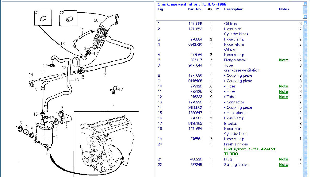 The parts in question are hose 18 and clamp 19.