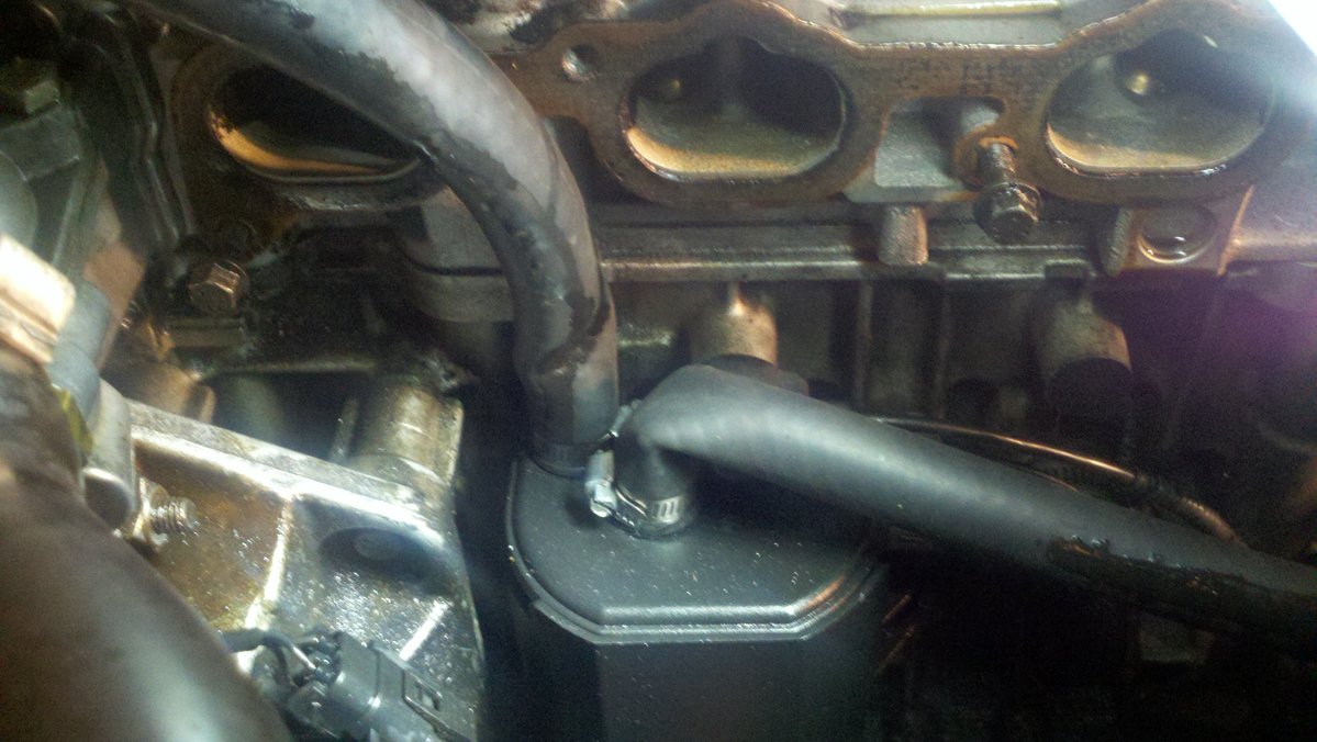 Kinked Hoses, Intake Removed