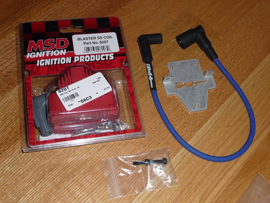 Beautiful cool looking MSD coil.