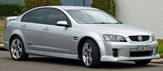 The Holden Commodore VF series