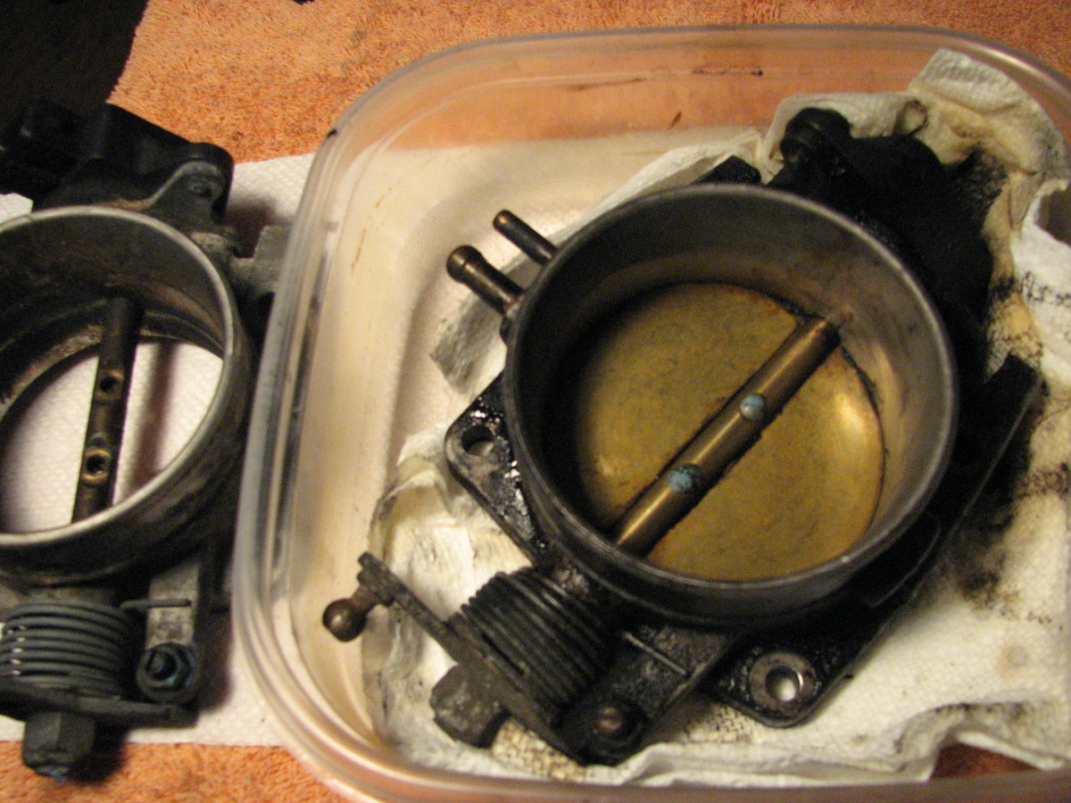 Gunk degreaser and Brake cleaner in the house. A little light headed.