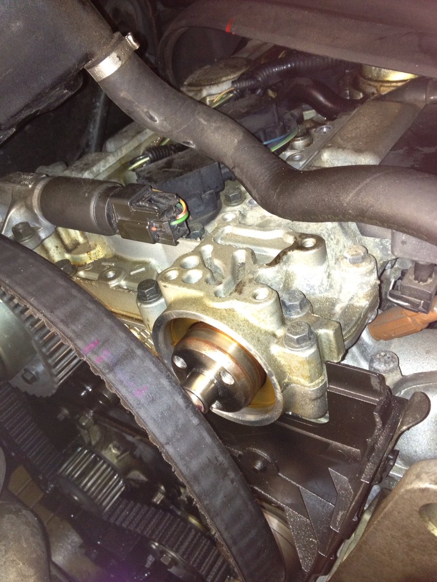 Leak from Crank shaft pulley area