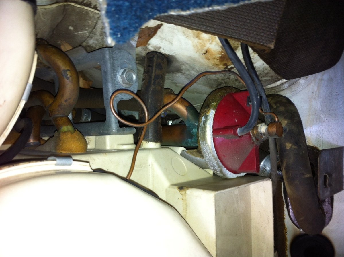 1973 164 heater control valve