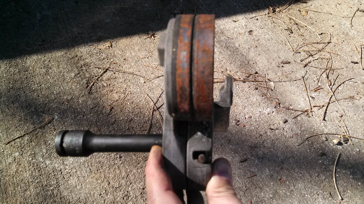 1/2" extension inserted from the side