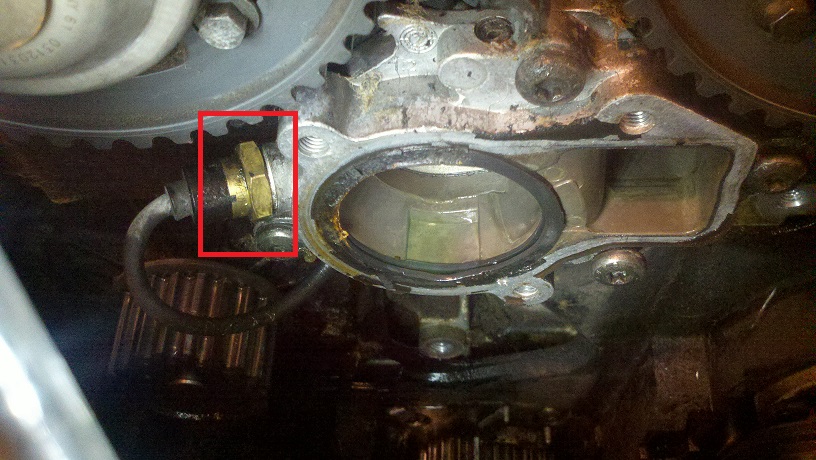 SENSOR; USED 3/4 INCH WRENCH TO BREAK LOOSE
