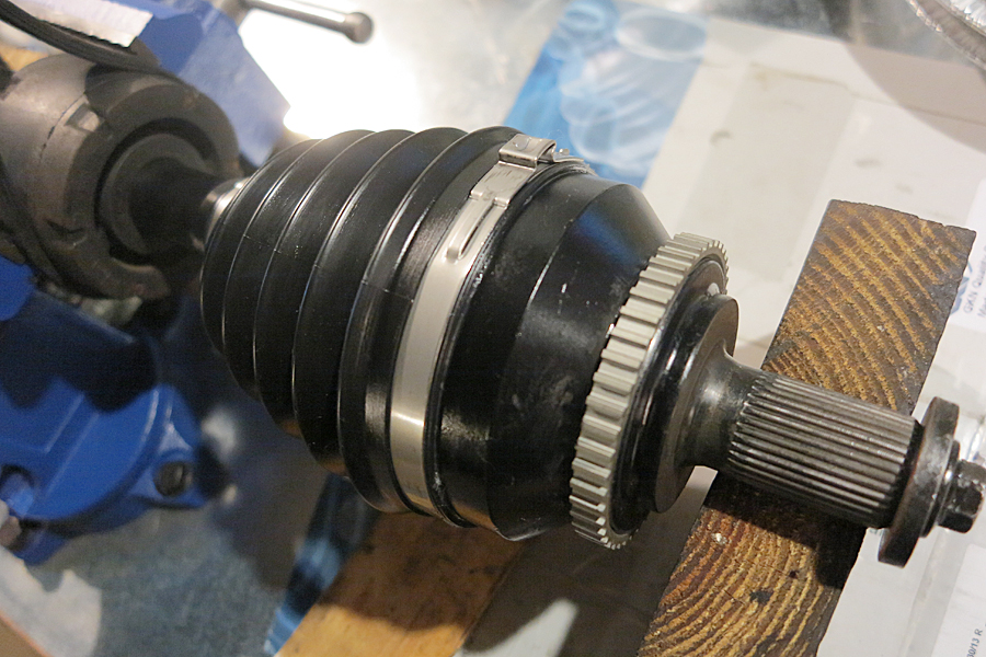 assembled axles - outer cv joint and boot