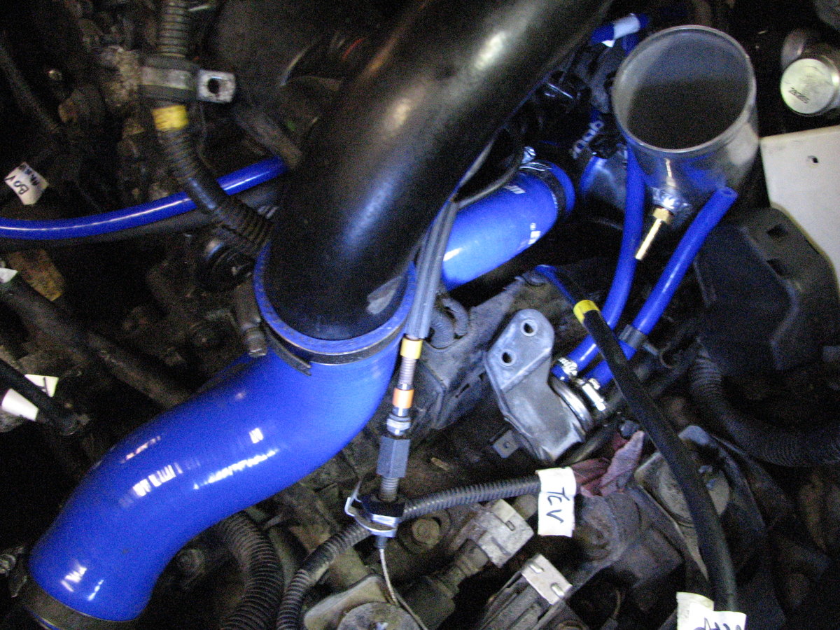 3" intake tube Day 3.