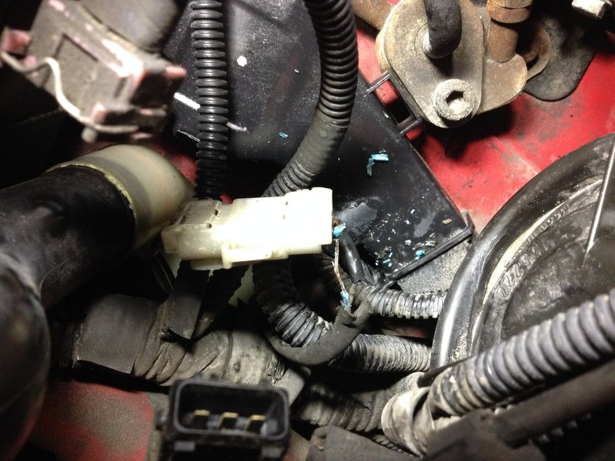 no insulation on wires!