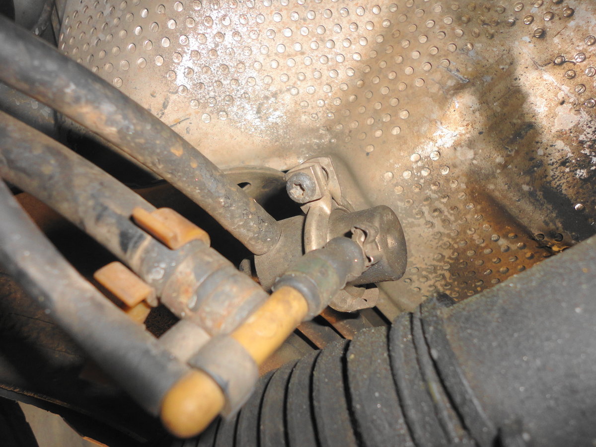 Where all of the lines connect behind engine.  Any ideas?