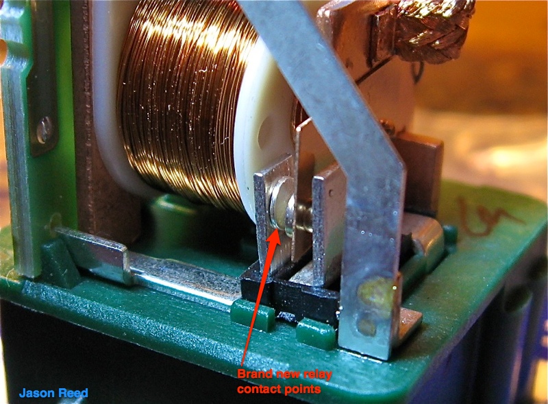 Brand new relay contacts