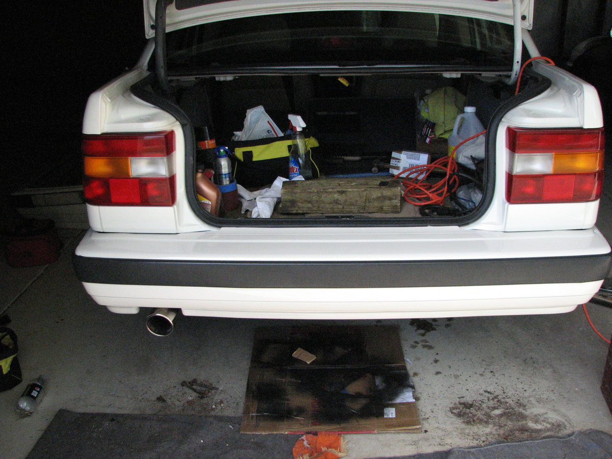 This is the '93 rear. I am installing a '96 to match the trim.