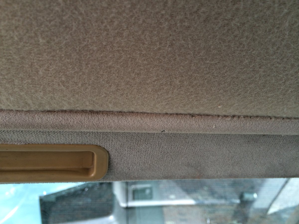 New fabric compared to the factory fabric