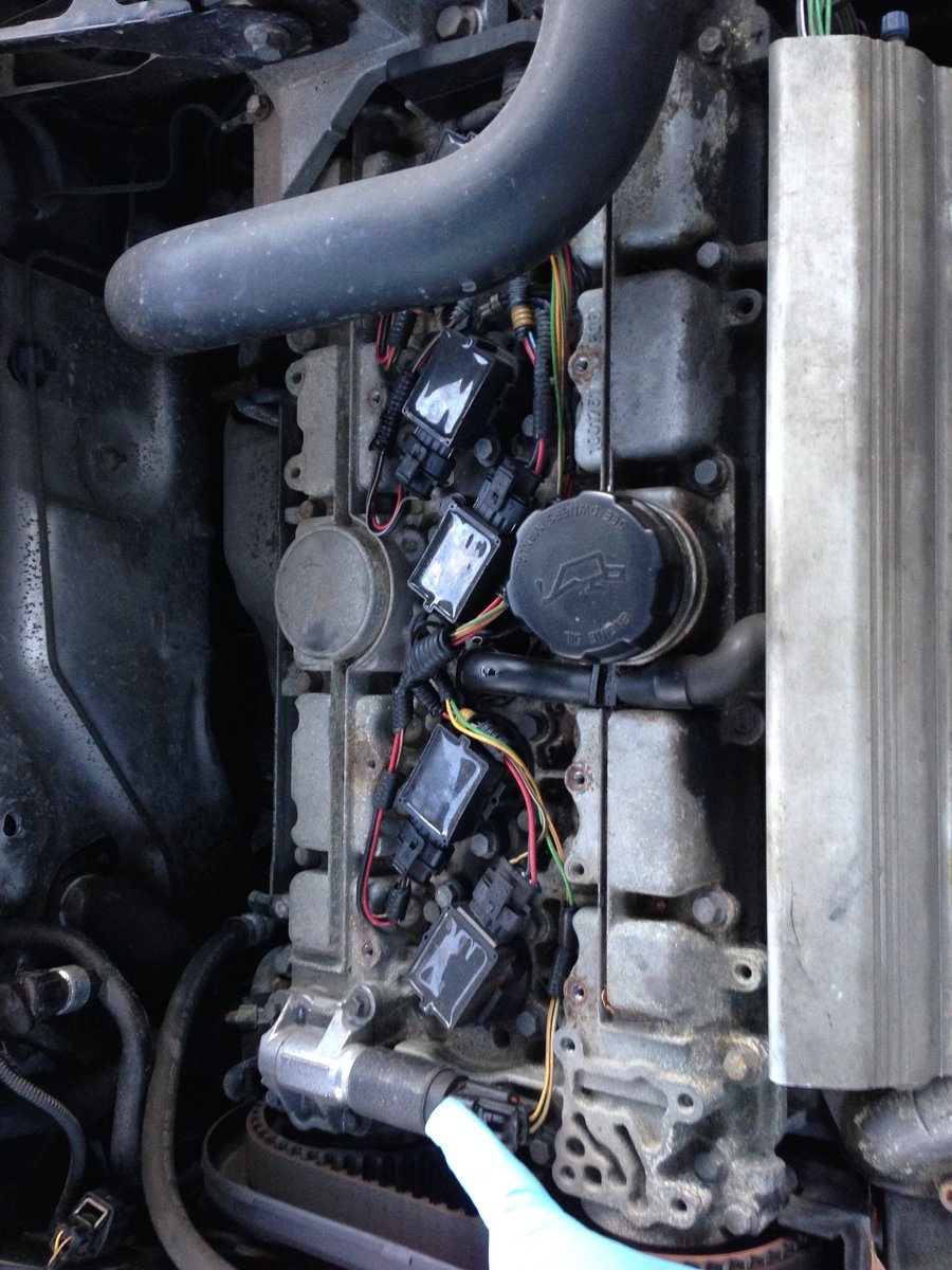 Remove covers and expose 5 coils