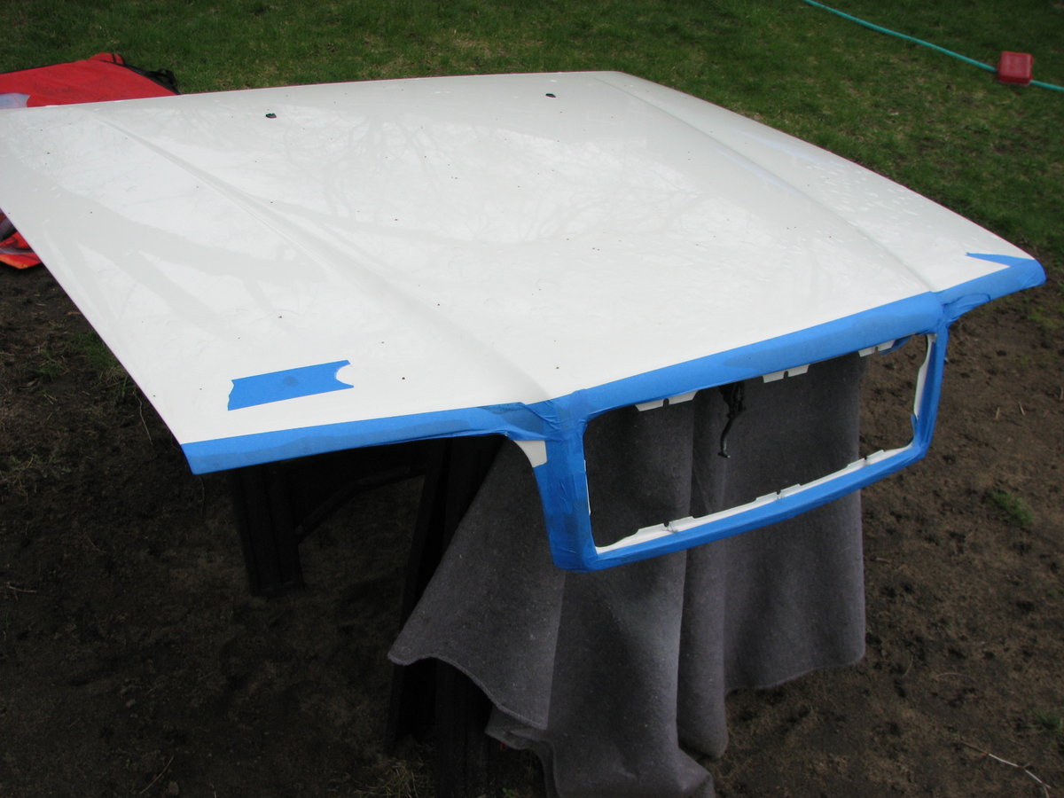 I did sand the areas a few weeks ago.