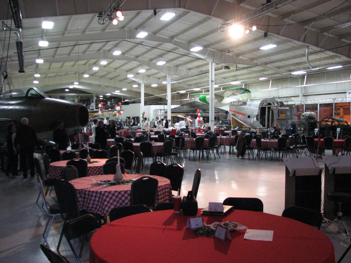 A dinner event at the present Museum.