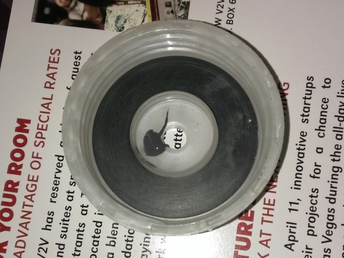 I'd recommend removing the rubber gasket before this step, actually