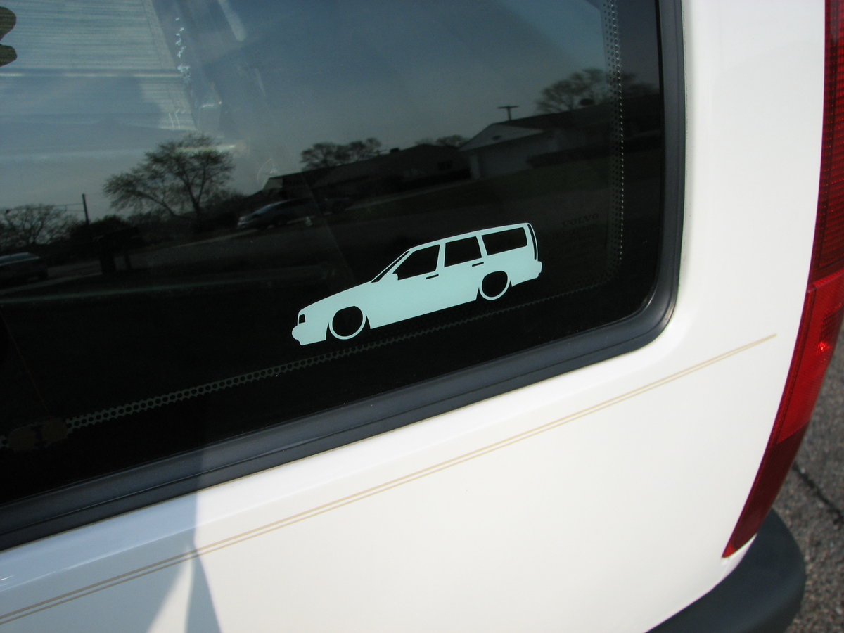 I also added these cool little silhouettes to the rear from an enthusiast in Iceland.