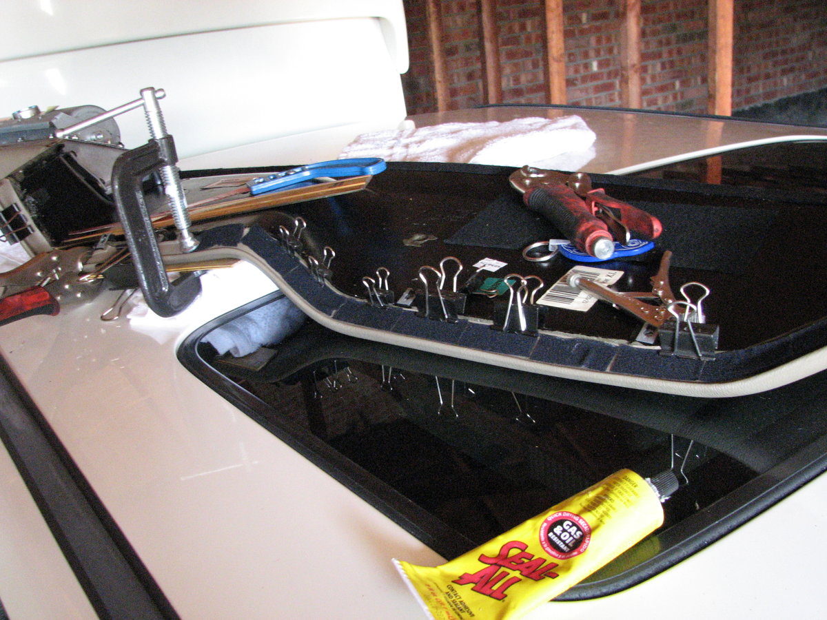 It was a last minute idea to find anything that would clamp.