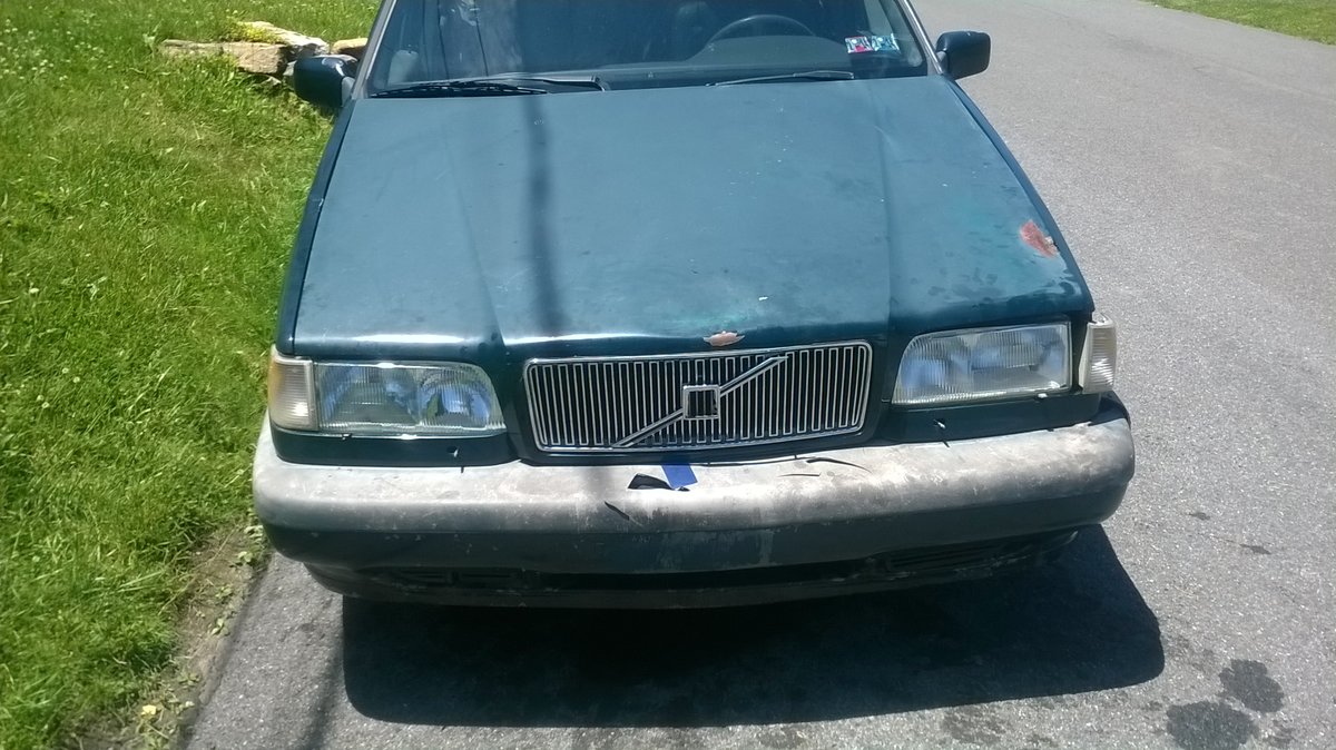 it was hit front view