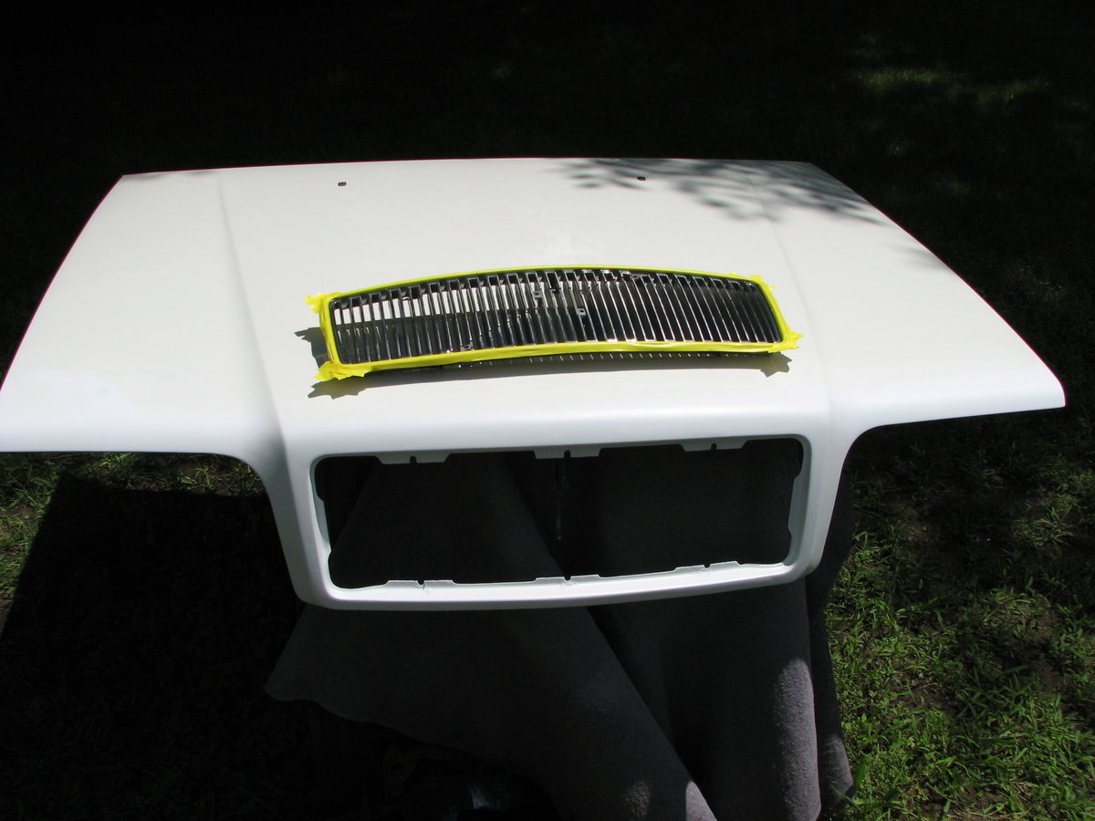 Grille prepped.