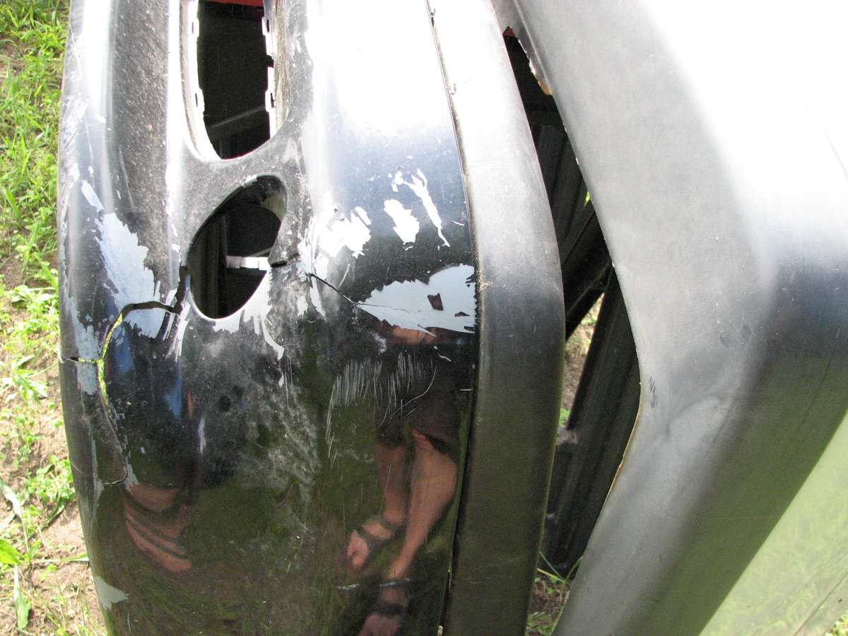 Cracks, but back in shape for the most part.