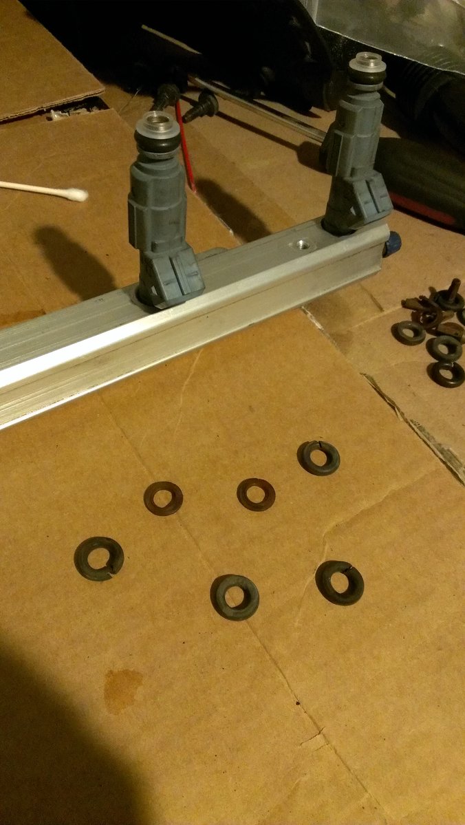 prepare your work surface for spilling gasoline everywhere