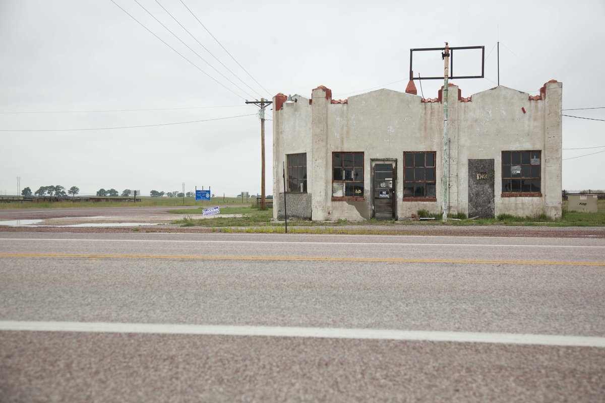 Old building outside of Torrington WY...I think.