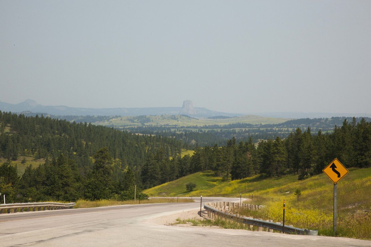 Another great road leading to Devil's Tower. No Traffic, smooth as butter and nice and twisty.
