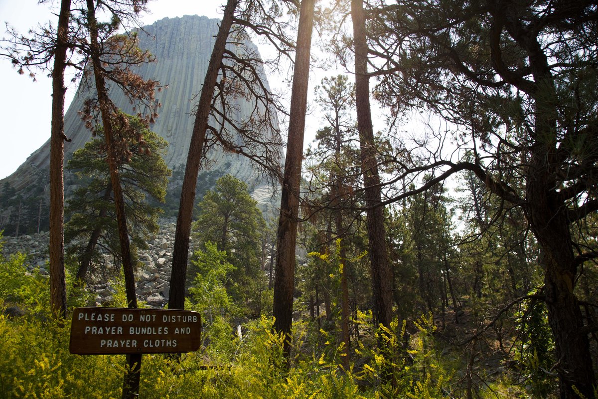 Devil's Tower is super sacred to Natives. Respect.