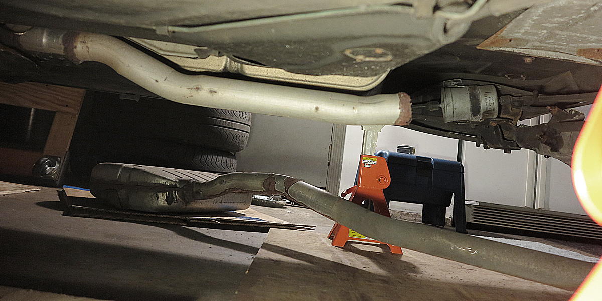 inlet connection broke at muff