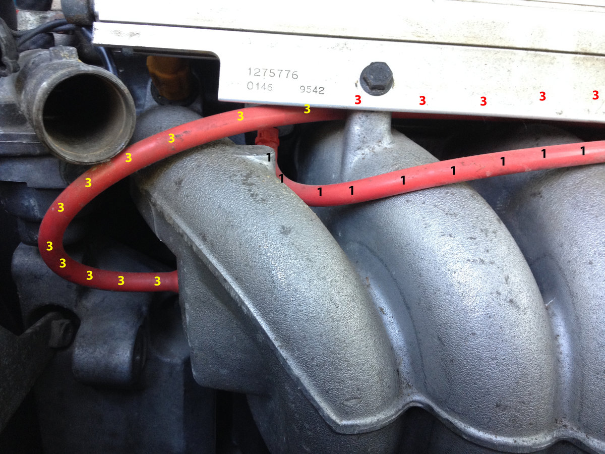 lines 1 and 3 from the front