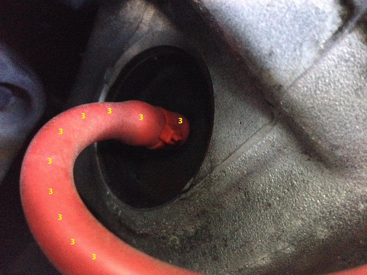 line 3 coming off the nipple on the intake manifold