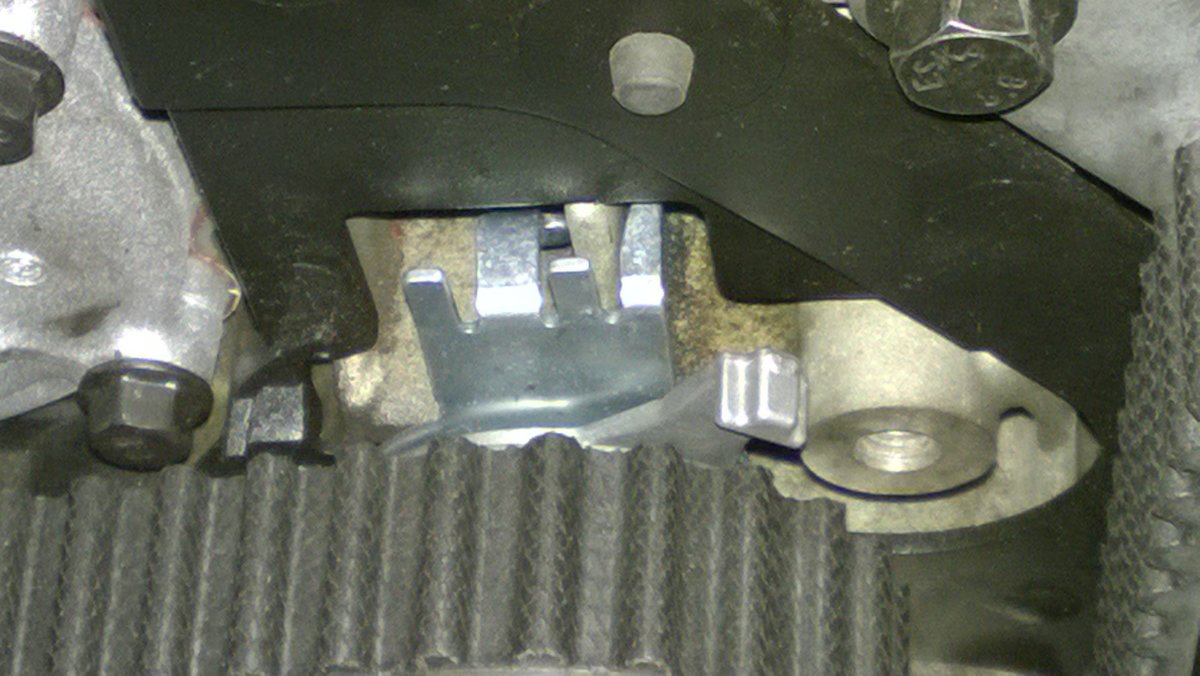 Tensioner on cold engine too tight