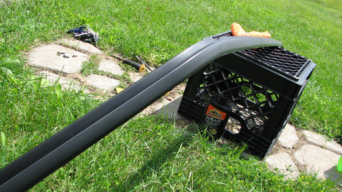 I cleaned them up with alcohol and used  the new Armor All trim restorer.