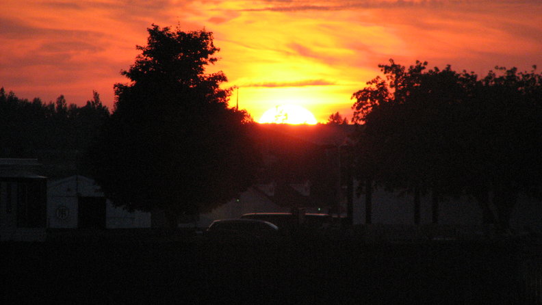 I had never seen the sun like this. St Ignace,MI.