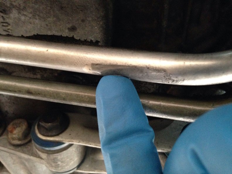 P/S line cut from concrete. Any way I can quick fix this ?