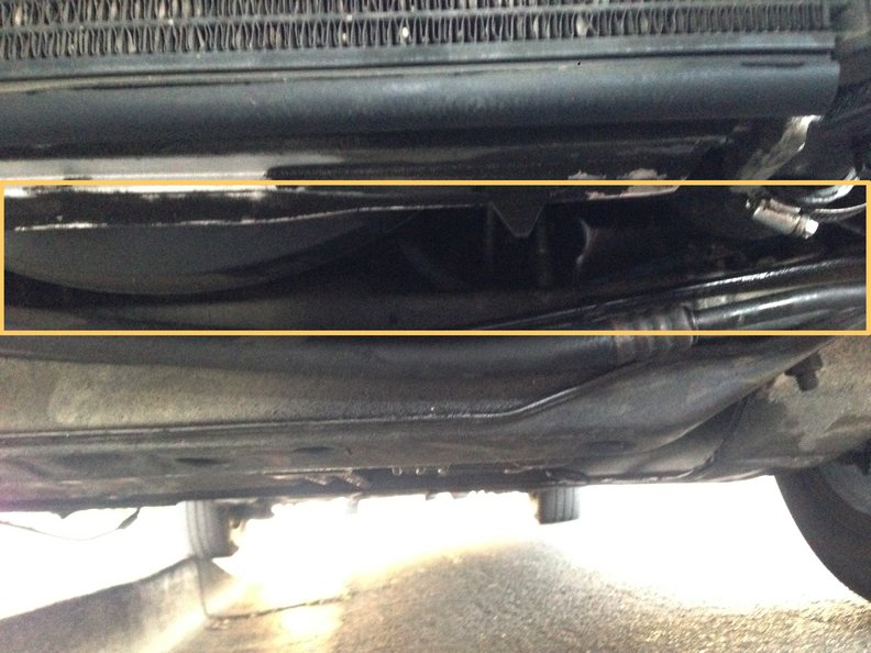 view when you take off bottom air guide plate