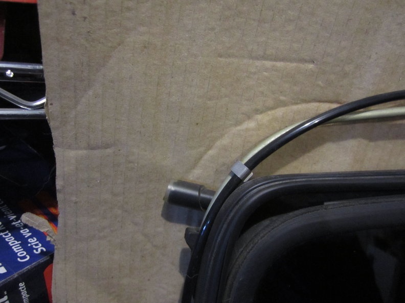 LH front drain pipe outlet