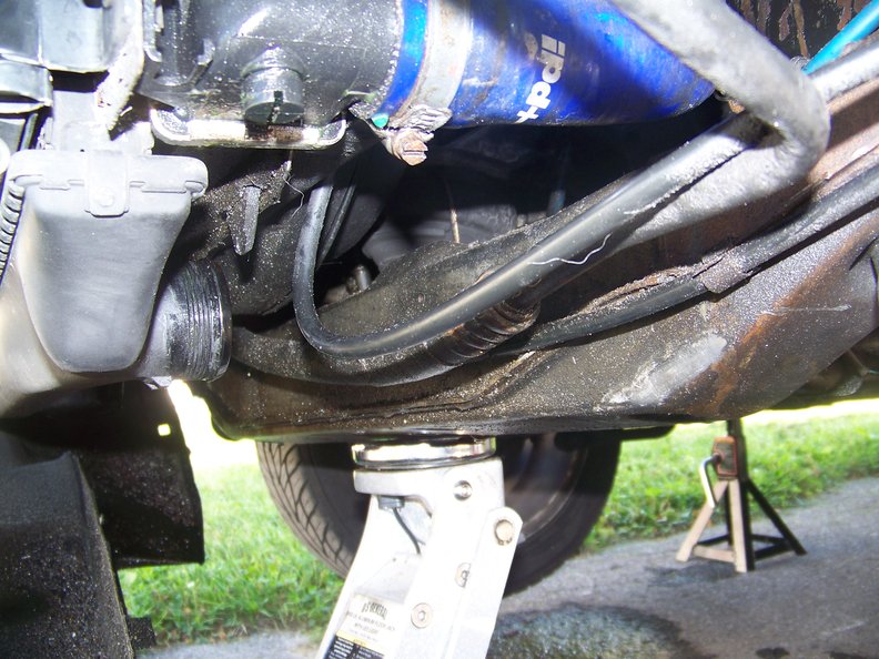 Lower Hose Released At Intercooler