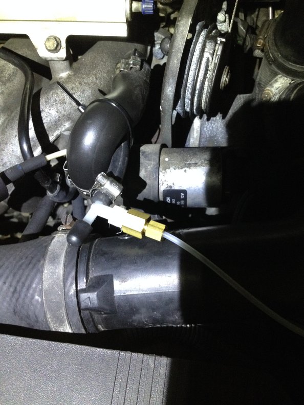 Overly complex vacuum line fit to tree