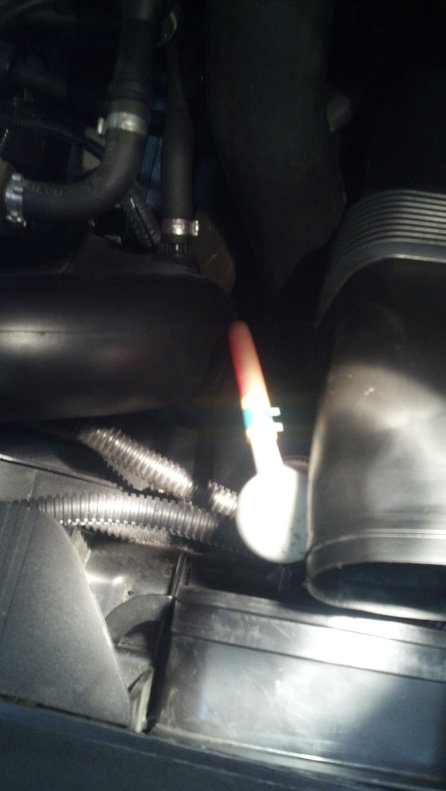 Another shot of pump in place