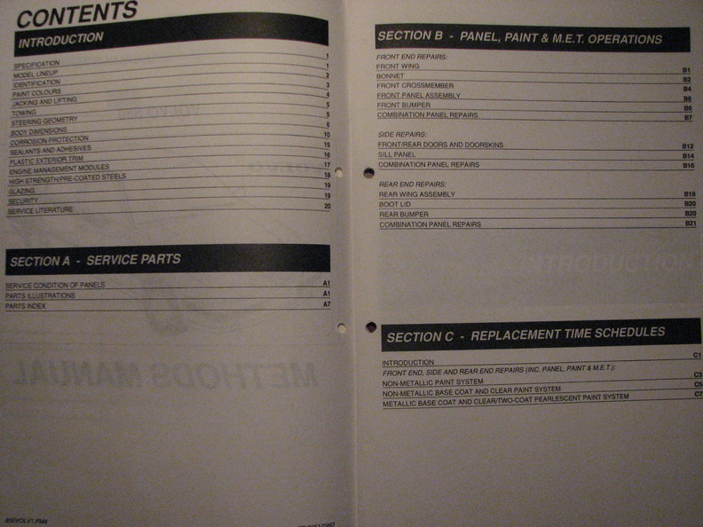 The repair subjects are covered in extraordinary detail.