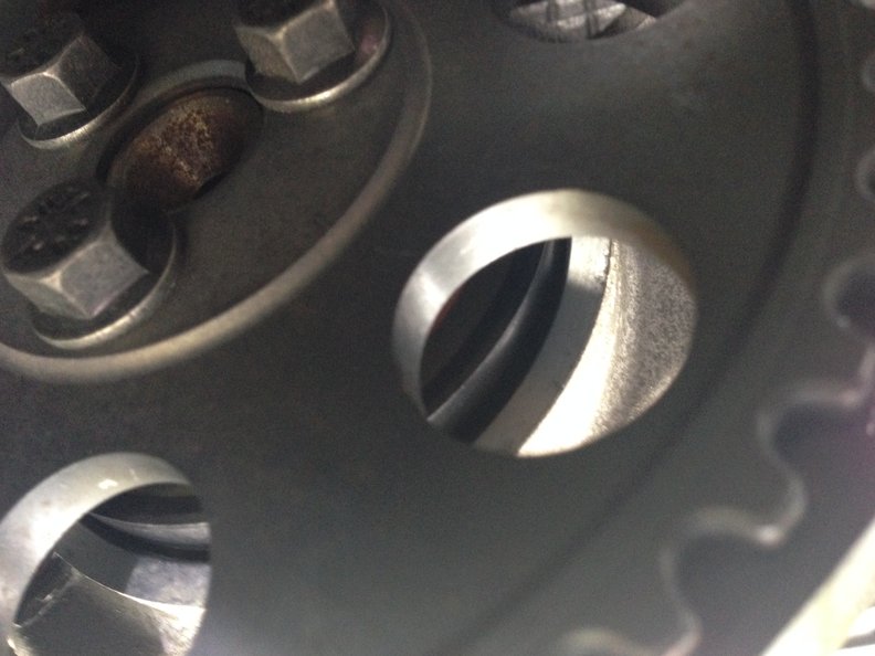 seal behind the pulley not seated