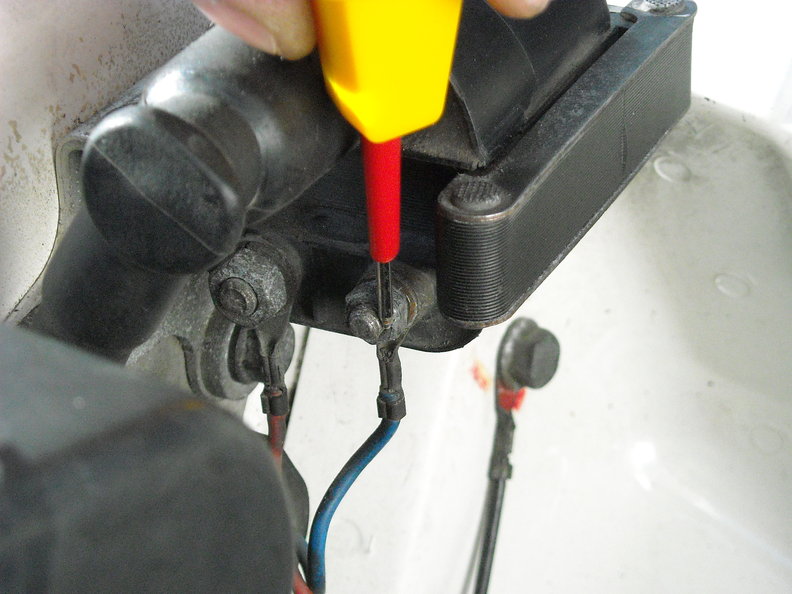 blue wire on ignition