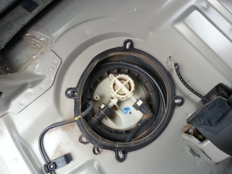 The port cleaned up with a paint brush and vacuum cleaner