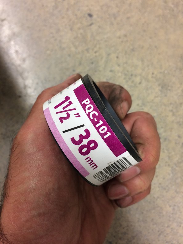 From your local hardware store, pickup a 1.5 inch plug.